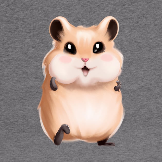 Cute Hamster Drawing by Play Zoo